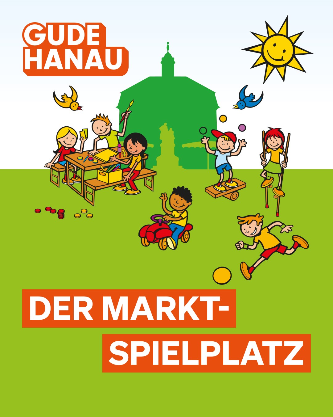 2025 Gude Hanau Der Markt-Spielplatz Abenteuer Kinder Spielen Eltern Wochenmarkt