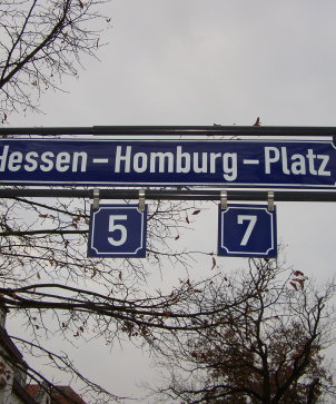 Strassenschild Hanau