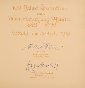 Gb-150 Jahre Revolution und Turnerbewegung Hanau 1848-1998