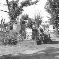 Französische Allee, zerstörtes Philipp-Ludwig-Denkmal