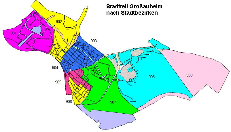 Hanau stadtteile karte