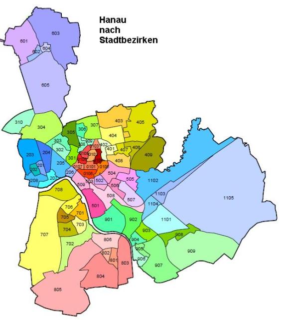 Stadtbezirke