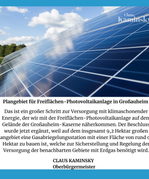 Photovoltaik Freifläche