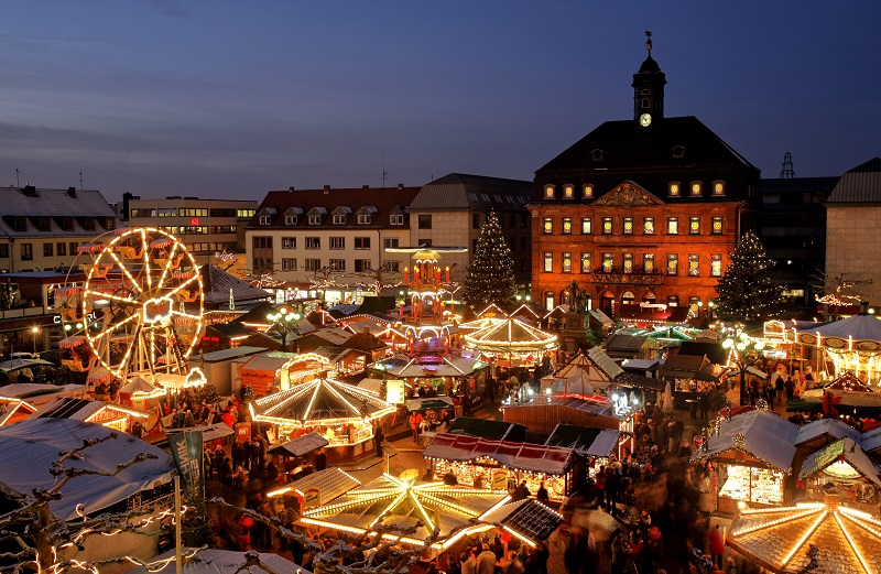 Weihnachtsmarkt Totale