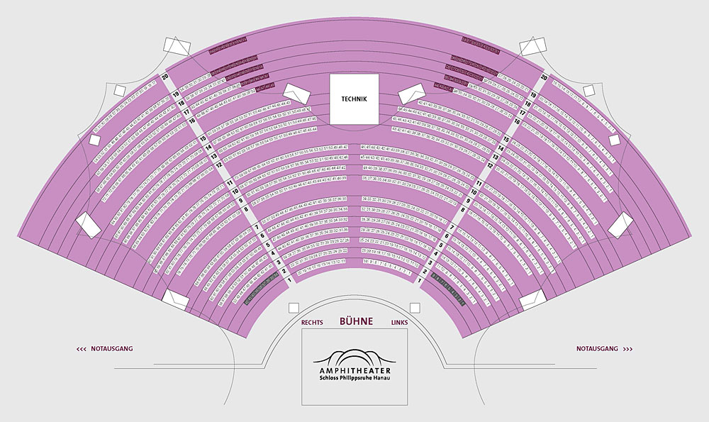 Amphitheater Sitzplan 2017 B