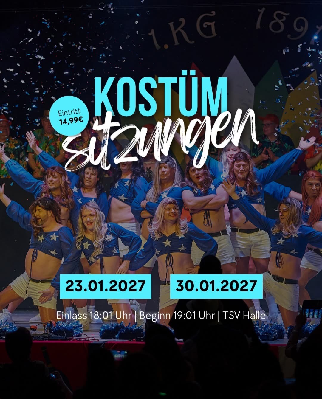 2027 1.kg Kostümsitzungen
