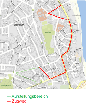 Zugweg Steinheim 2025 Neu