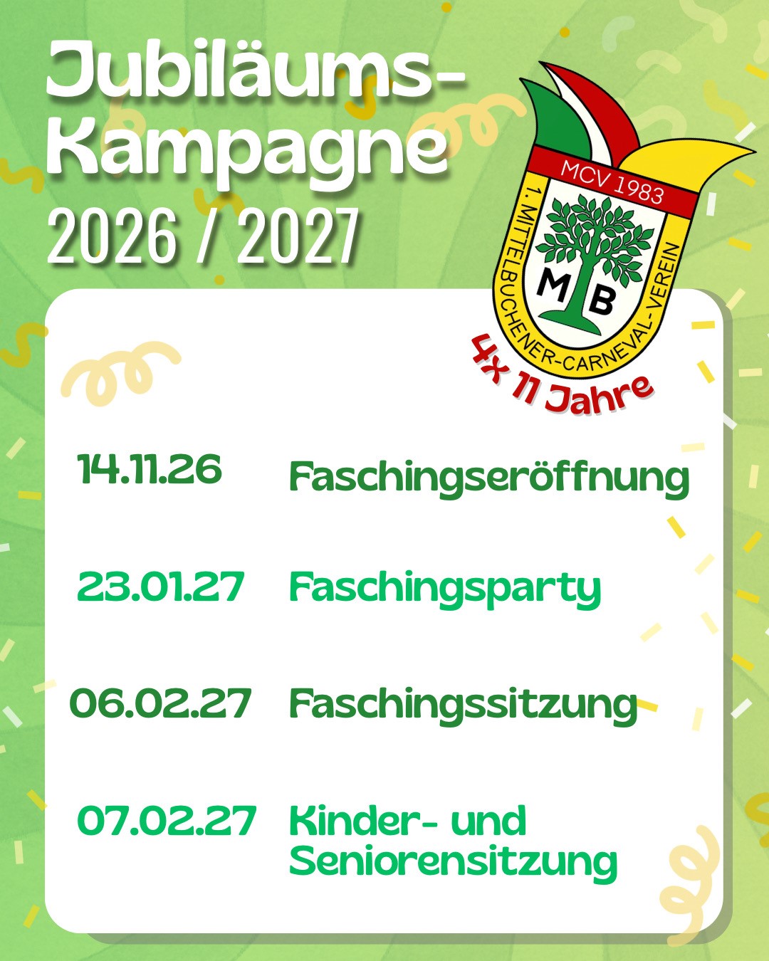 Mcv Veranstaltungen 2026-2027