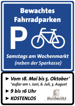 Kundenstopper-fahrradparken