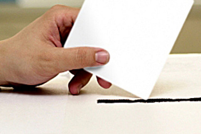 Stimmabgabe Button