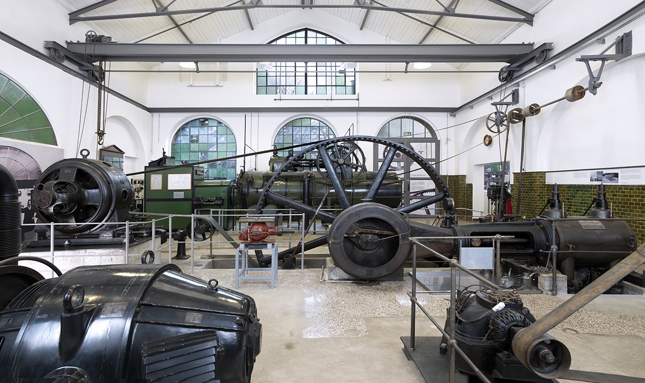 Maschinenhalle im Museum Großauheim