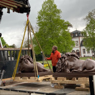 Schloss Philippsruhe Bkm Löwen Ankunft 06.05.2021