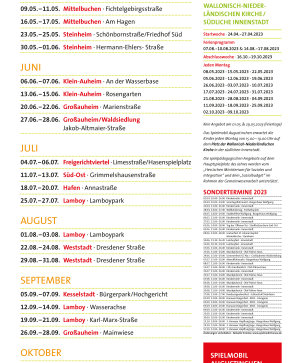 Fahrplan 2023