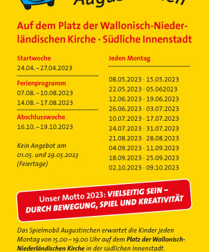 Spielmobil Auf Dem Platz Der Wallonischen Kirche-1
