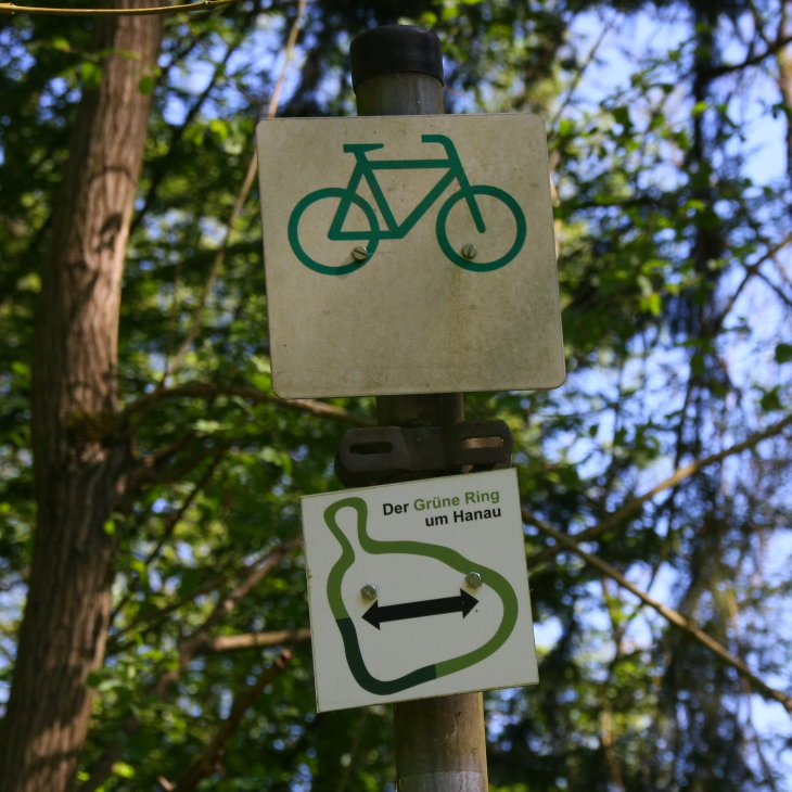 Schild Grüner Ring