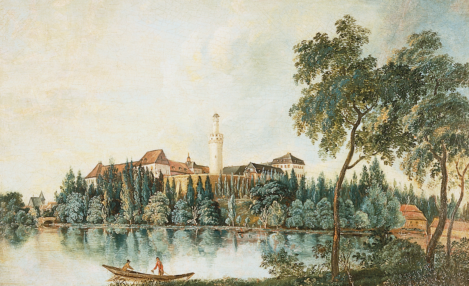 Homburger Schlosspark - Ansicht Von Reinermann Um 1790