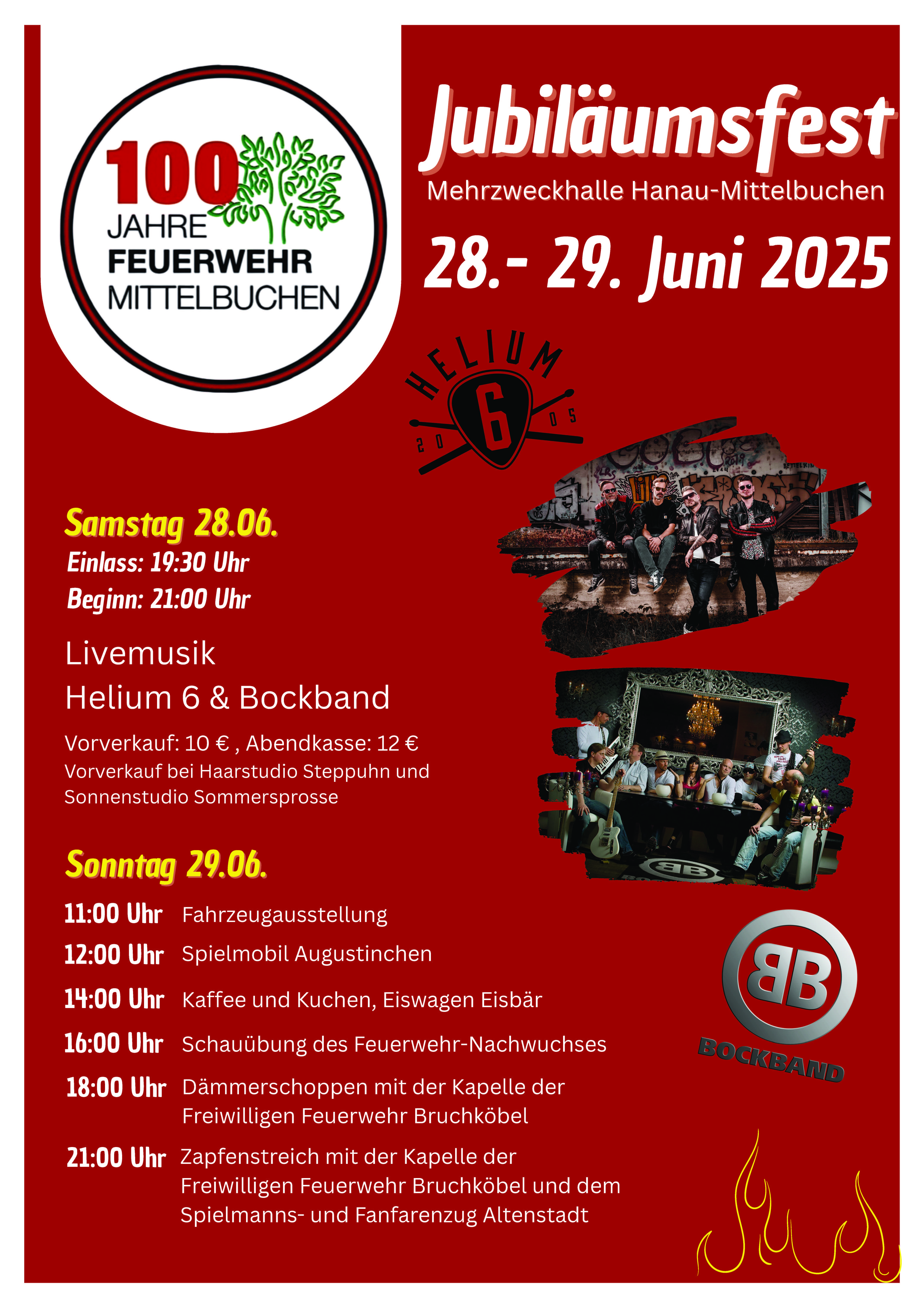 100 Jahre Freiwillige Feuerwehr Mittelbuchen