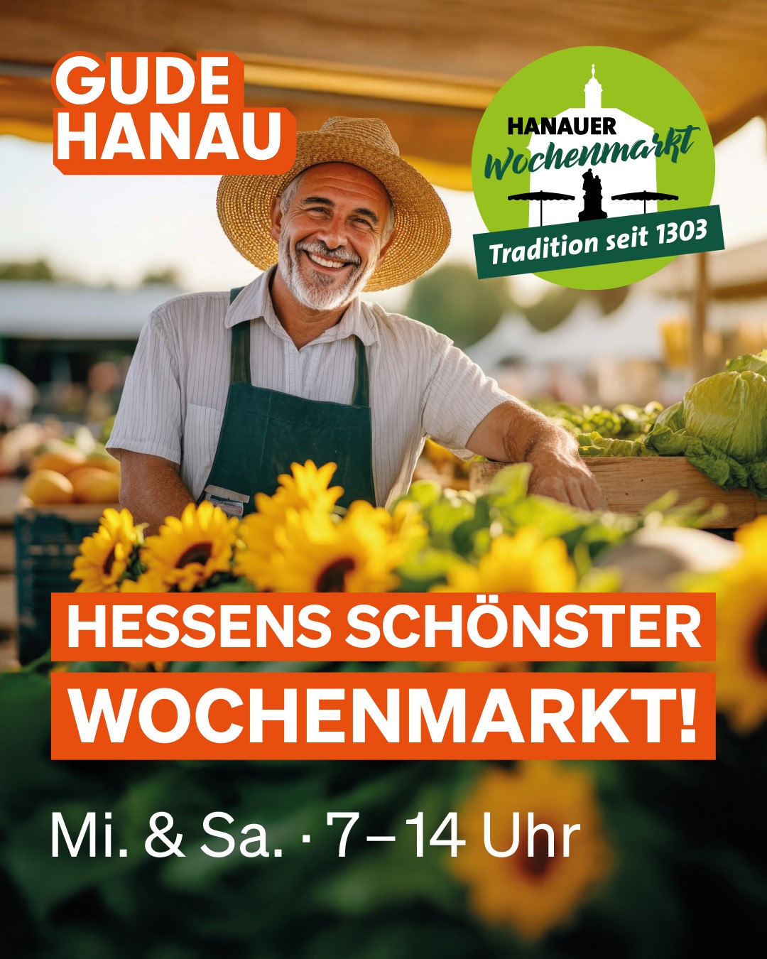 2025 Gude Hanau Wochenmarkt Mann Kachel