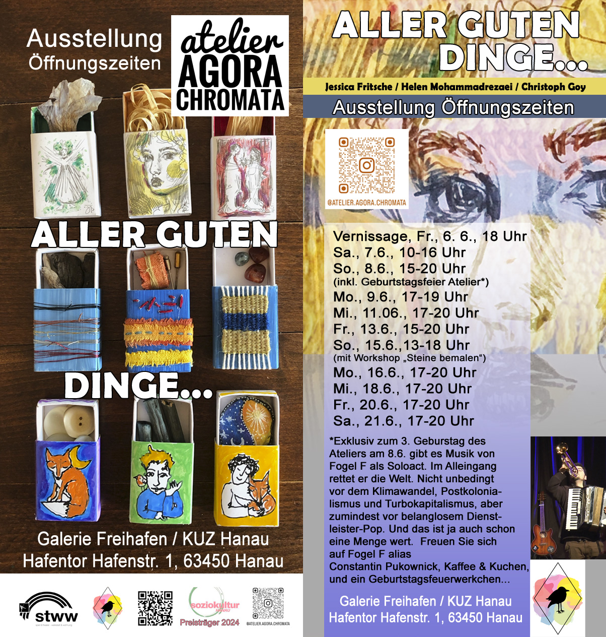 Ausstellung Juni2025 Atelier Agora Chromata