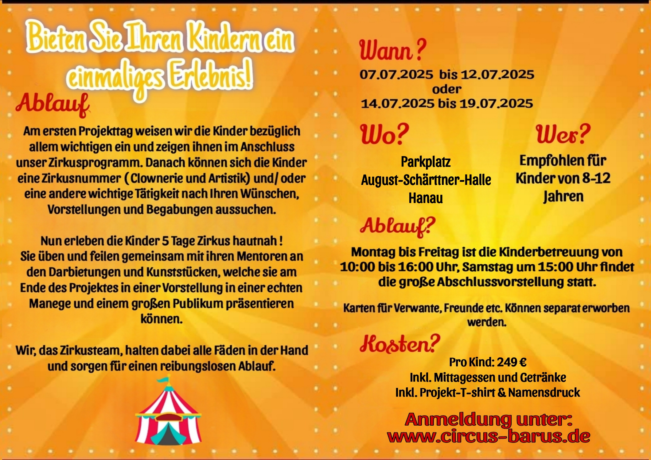 Hanauer Feriencircus