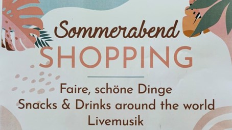 2026 Sommerabendshopping