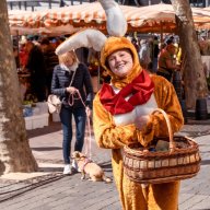 Osterspektakel Osterhasi