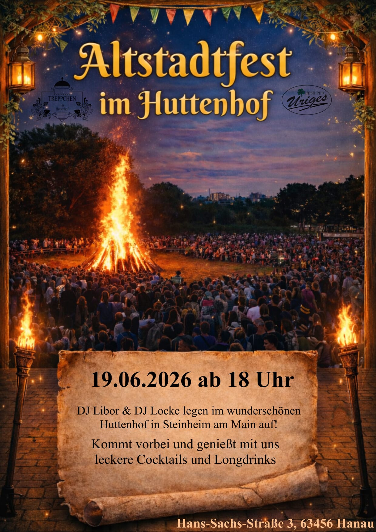 Huttenhof Altstadtfest 19.06.2026