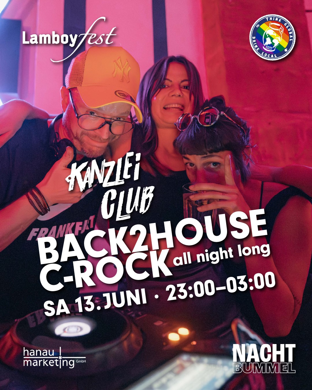 Kanzlei-club Back2 Housec-rock All Night Long 13.06.2026