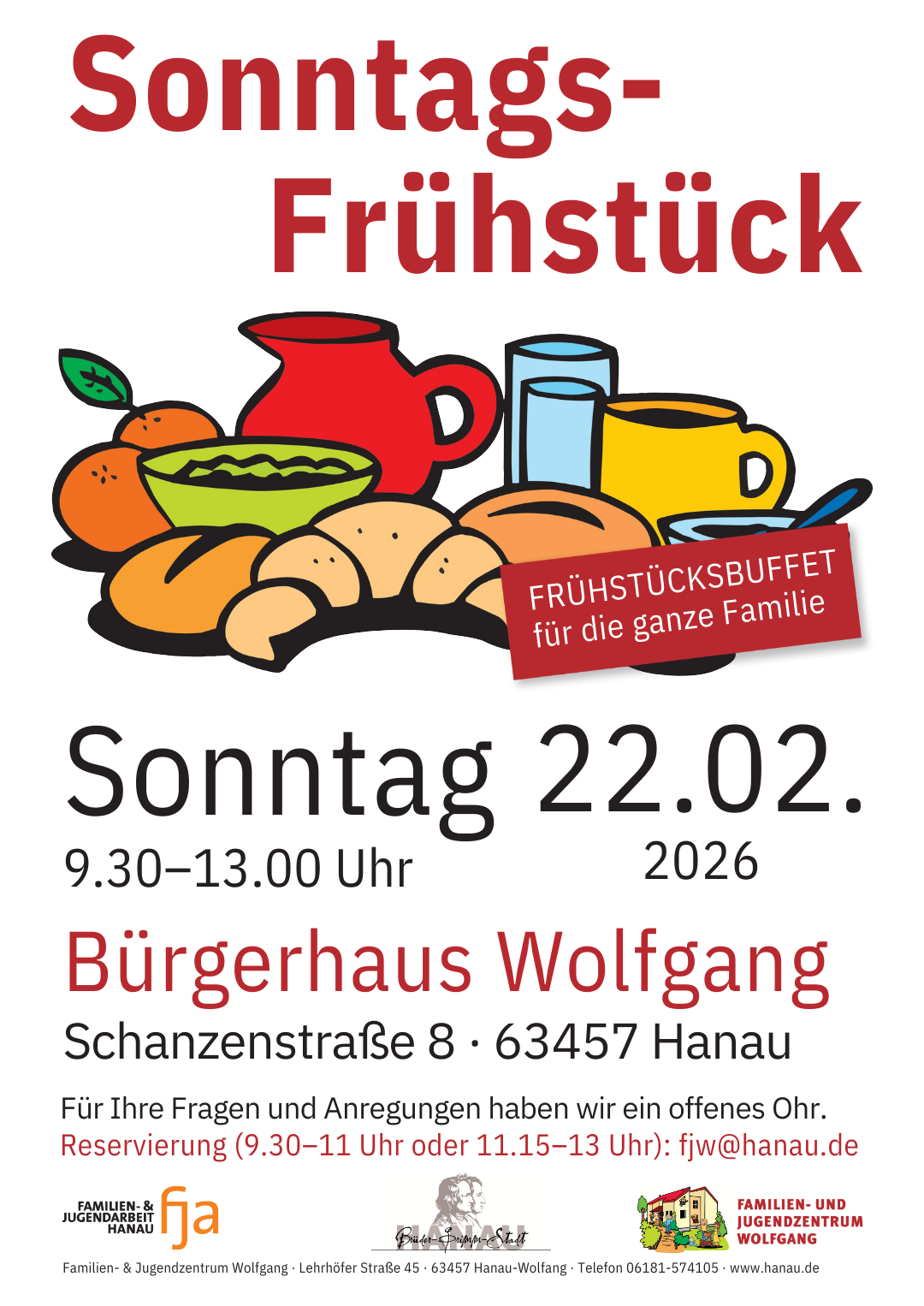 Sonntagsfrühstück 22.02.2026 