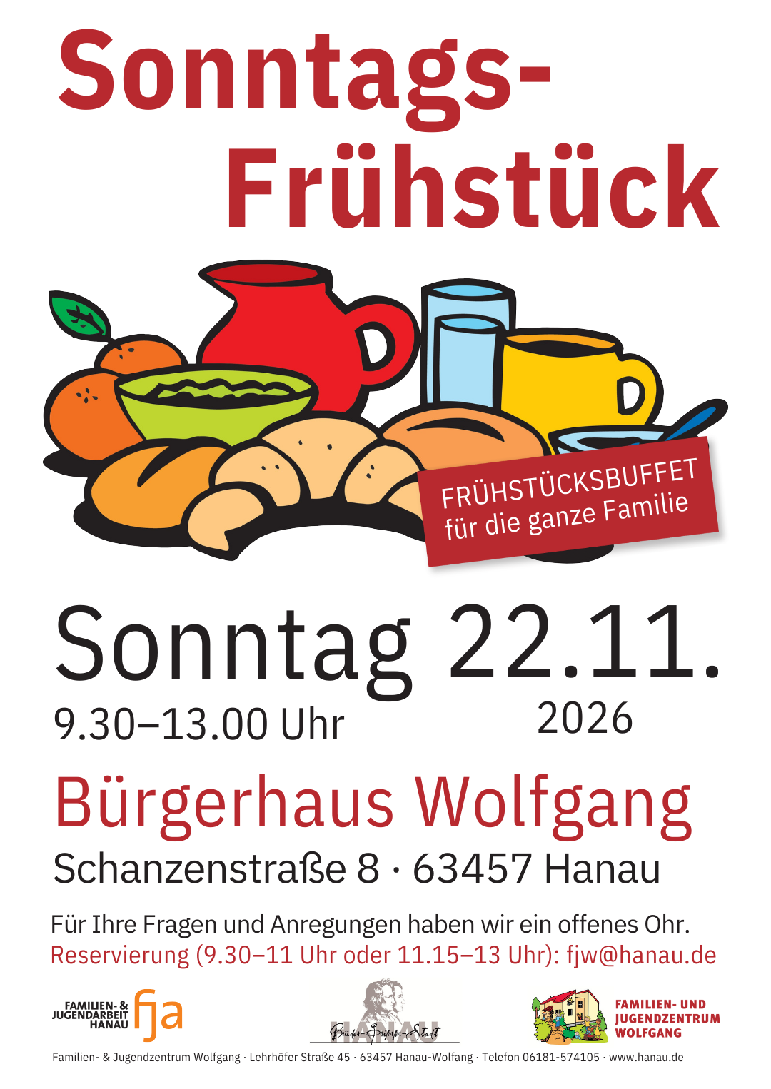 Sonntagsfrühstück 22.11.2026